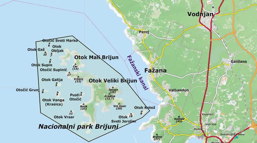 School map of Karlovac County