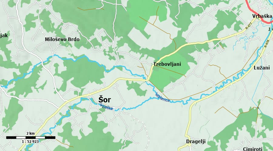 Brod-Posavina County map