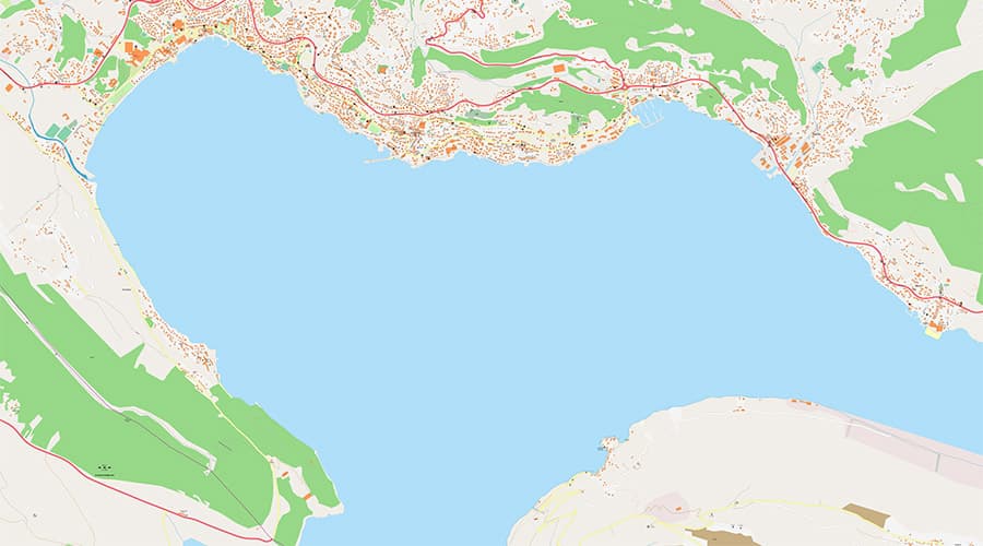 Herceg Novi karta grada