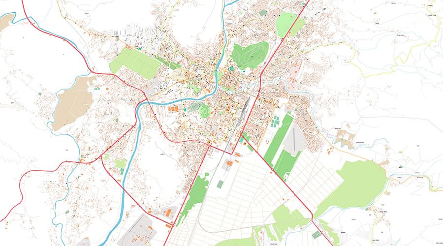 Podgorica karta grada