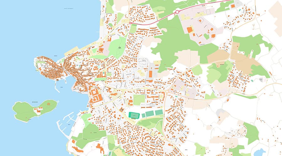 Rovinj karta grada