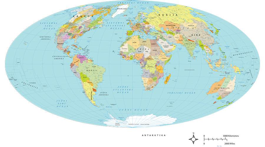 Hammer-Aitoff-politicka karta