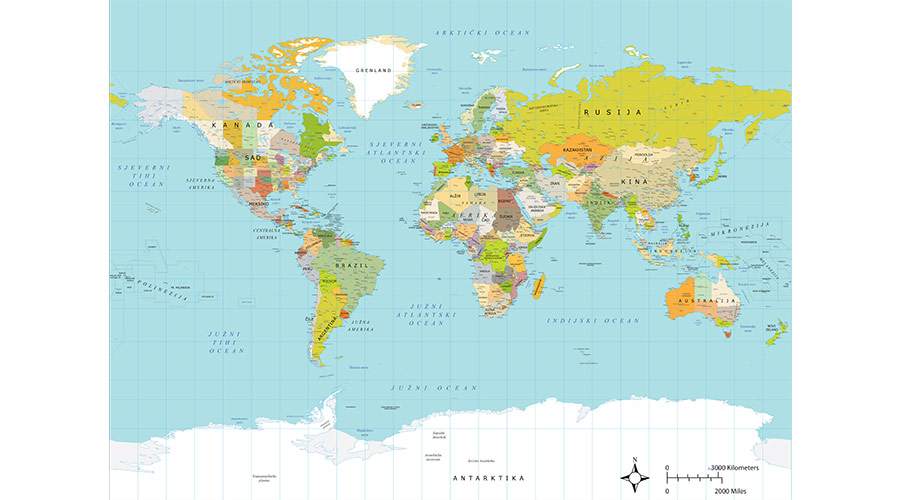 Miller politička karta